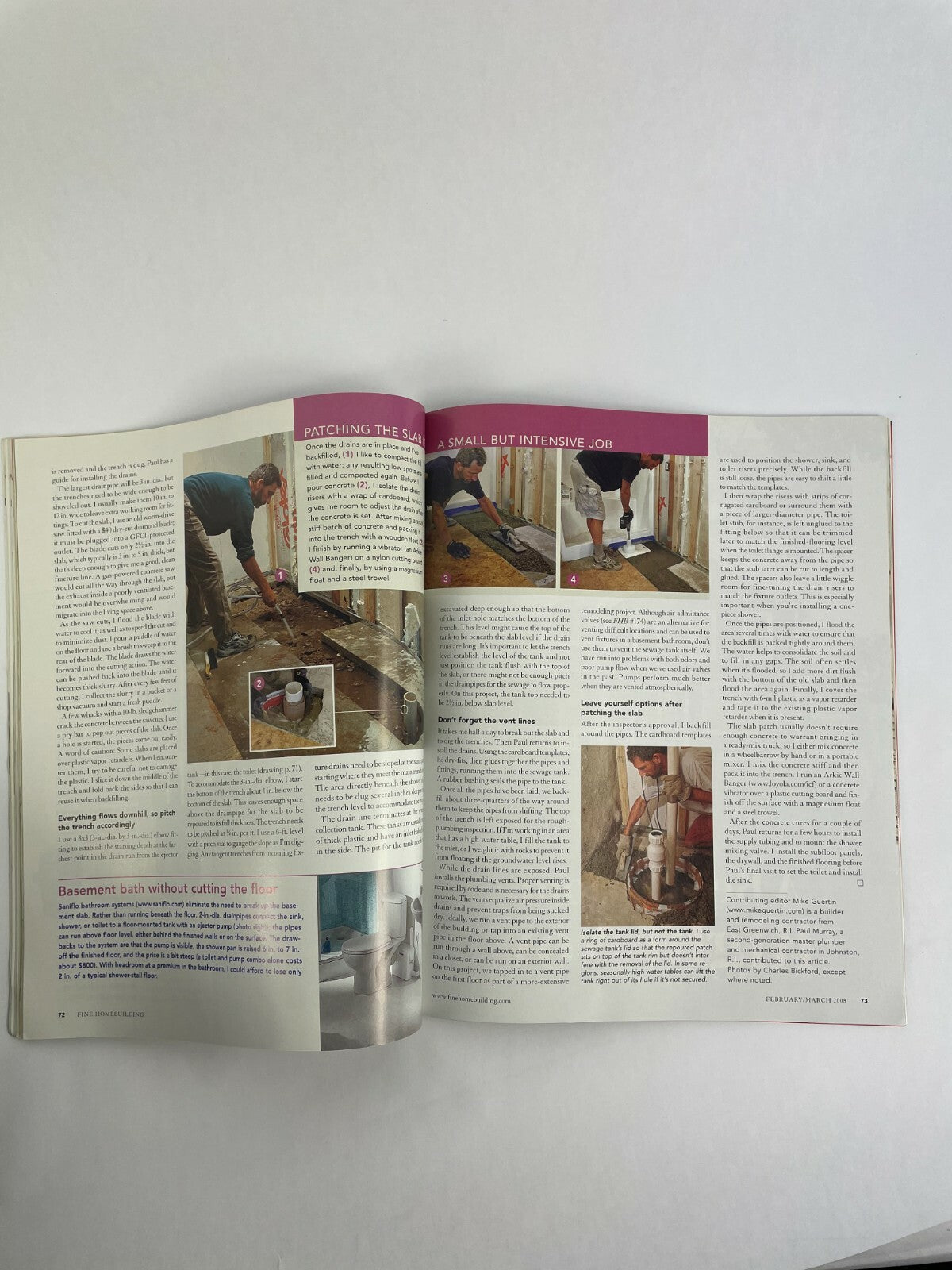 March 2008 Fine Homebuilding Magazine Paint Grade Trim Pros Cons Costs Wood #B