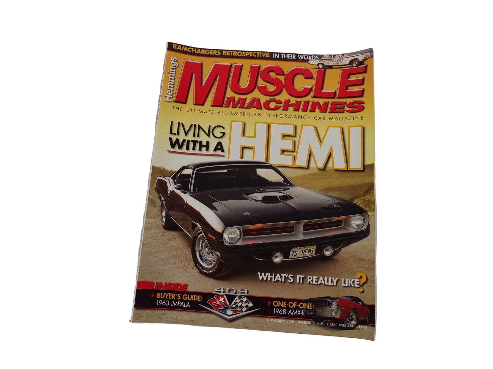 November 2009 Muscle Machines Magazine Living With A Hemi Ramchargers Retrospect