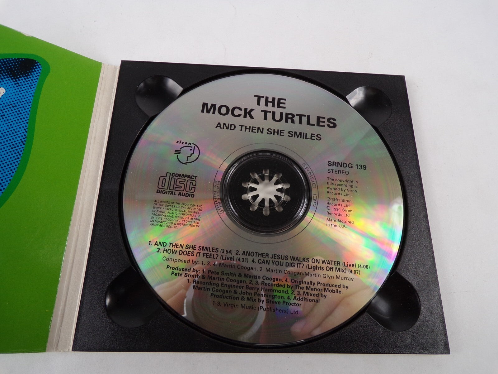 The Mock Turtles And Then Sbe Smiles Martin Coogan And Martin Glyn Murray CD#34