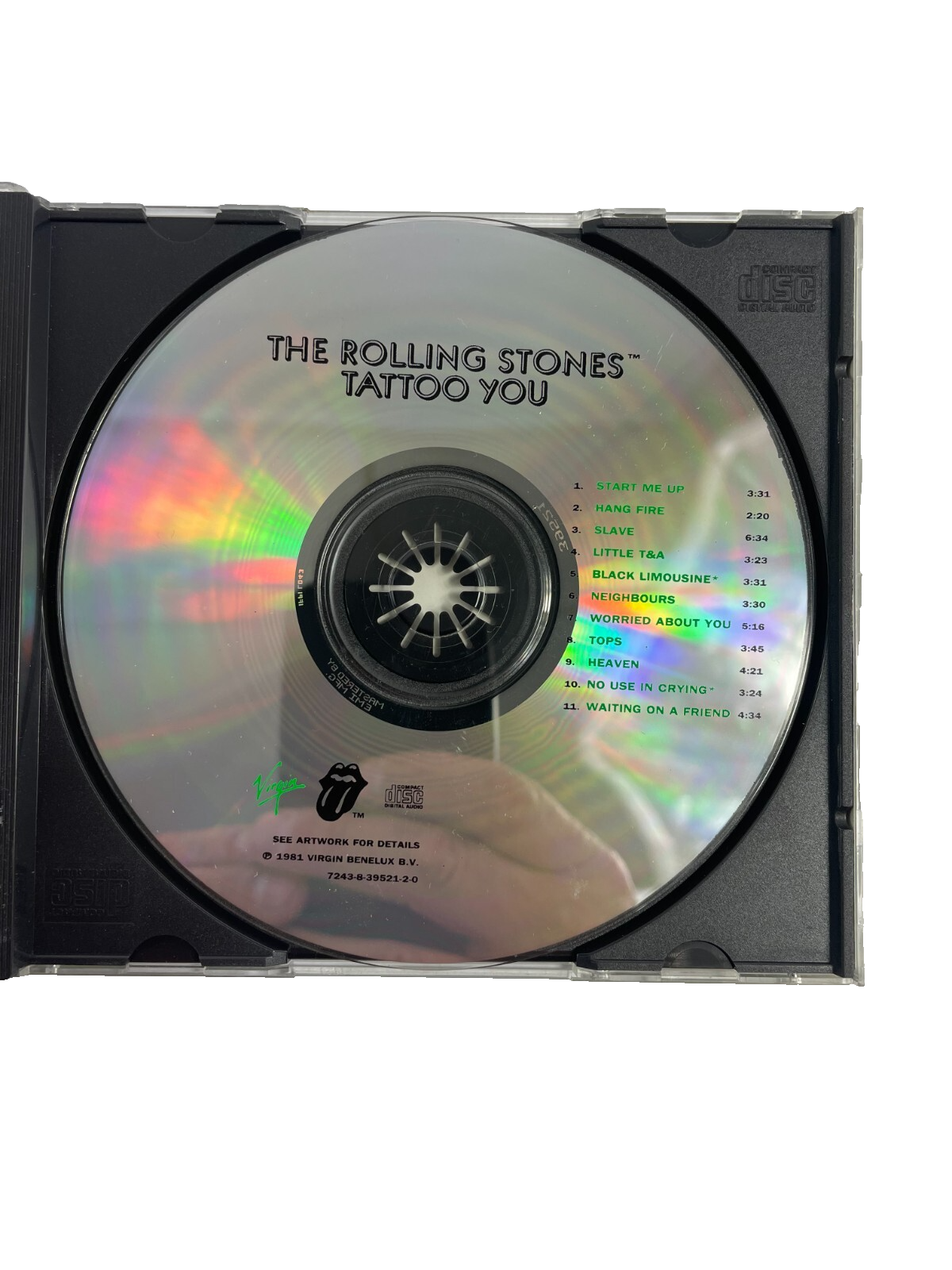 Rolling Stone Tattoo You Start Me Up Hang Fire Slave Little T & A Heaven CD#6