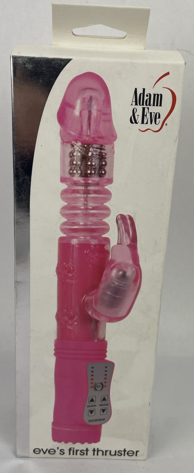 Adam and Eve Eve's First Thruster Rabbit Vibrator Toy Pink