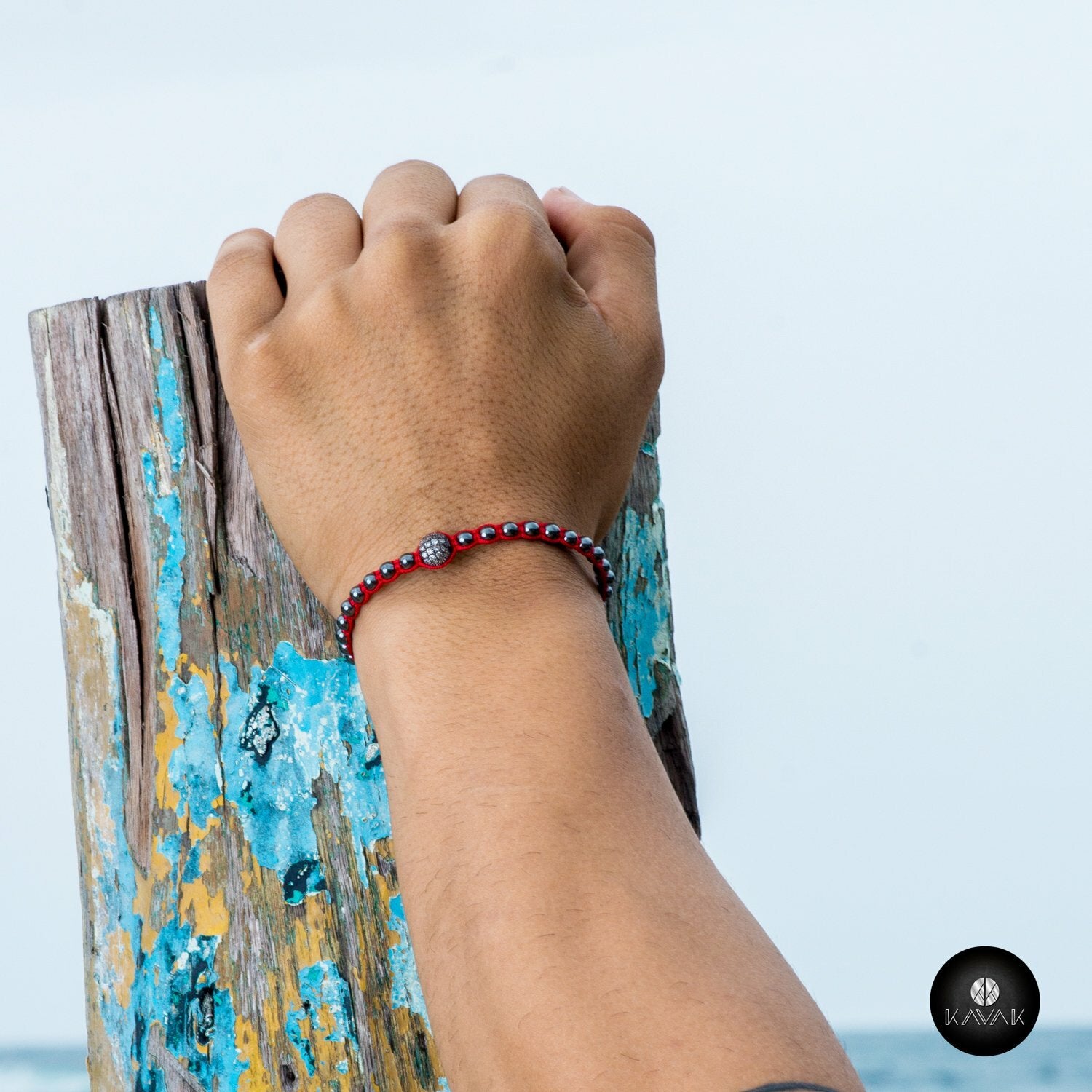 Kavak Handmade Bracelet Acerina Blood Fire Adjustable Women's Bracelet