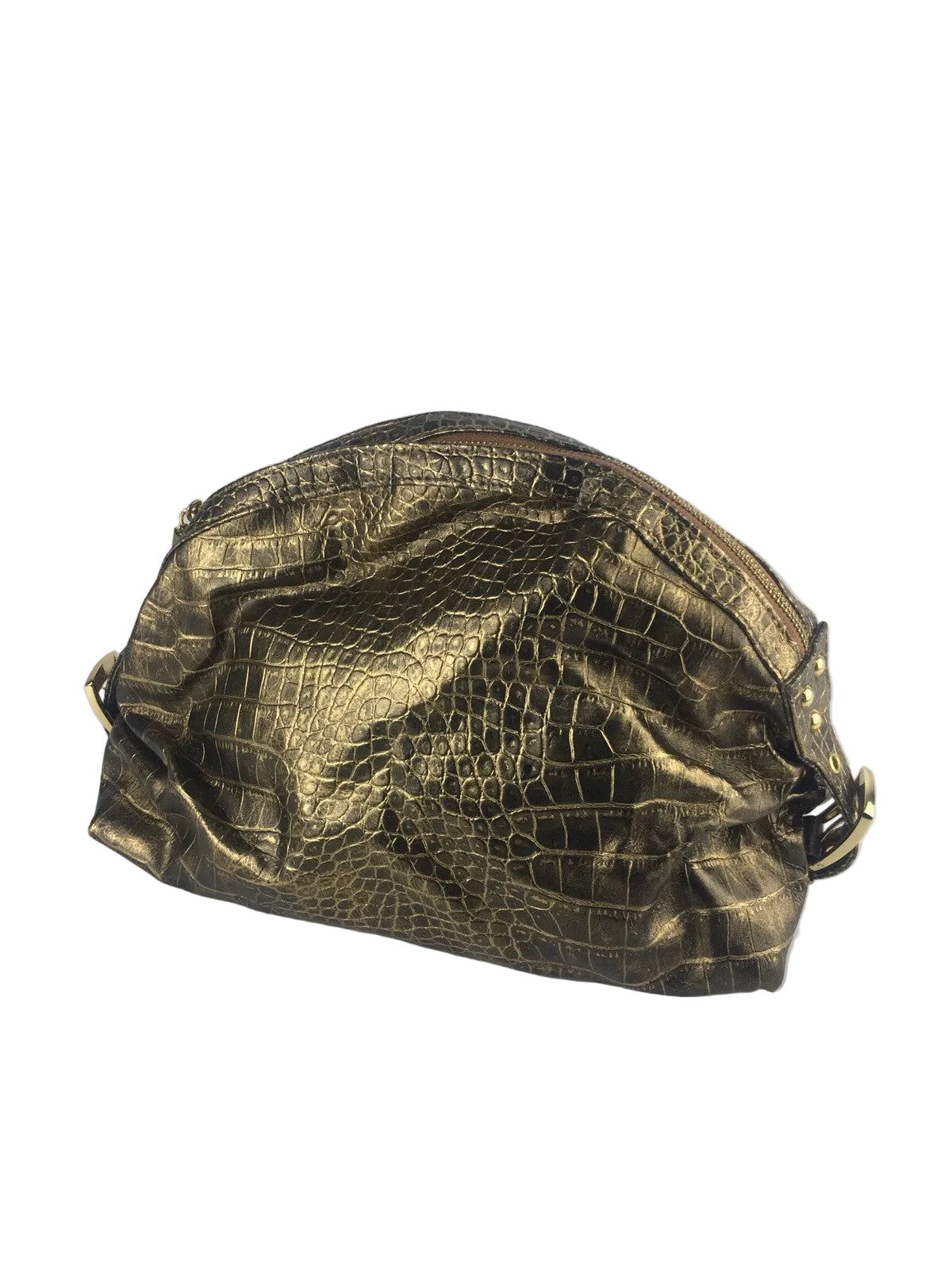 The Find faux crocodile leather hand purse with textured finish