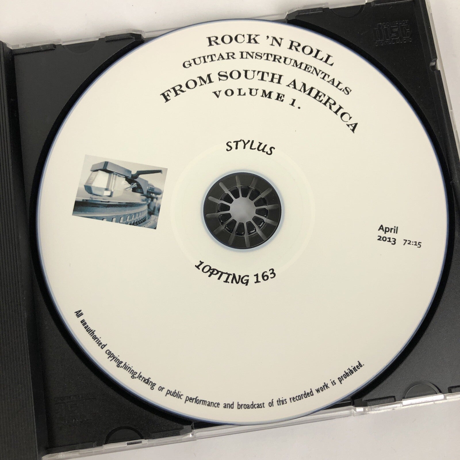 More 1960's Rock n' Roll Guitar Instros from South Africa Volume 1 CD Stylus #32