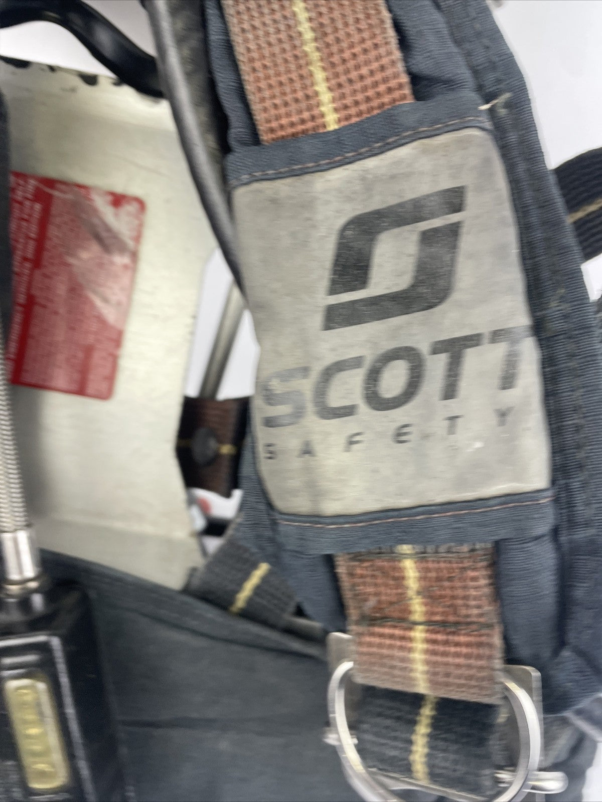 SCOTT SAFETY 4.5 4500 SCBA Air Pack Harness EZ-Flow Air Pak Plus with Sensor f