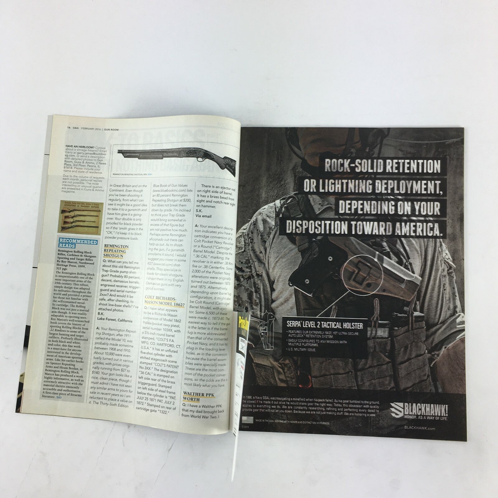 February 2016 Guns & Ammo Magazine DD5V1 Daniel Defenses First .308 Sig Legion