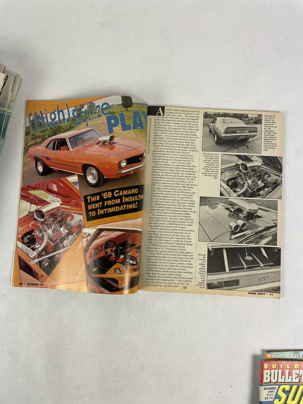 Lot of 12: SUPER CHEVY MAGAZINES Complete Full Set 12 issues Jan to Dec 1991
