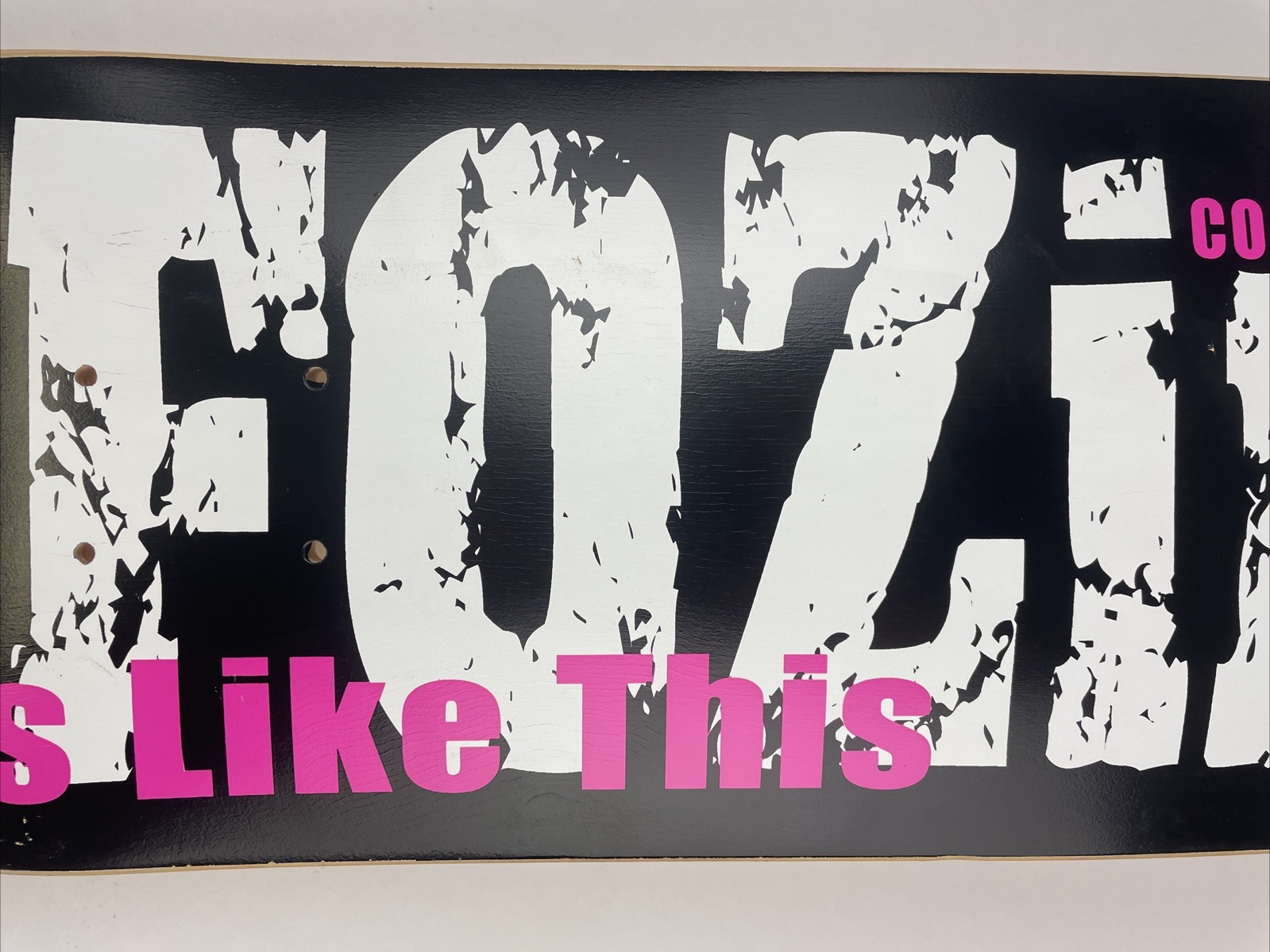 Colorado Skateboarding Fozine Skate Video #2 Skateboard Deck " Its Like This "