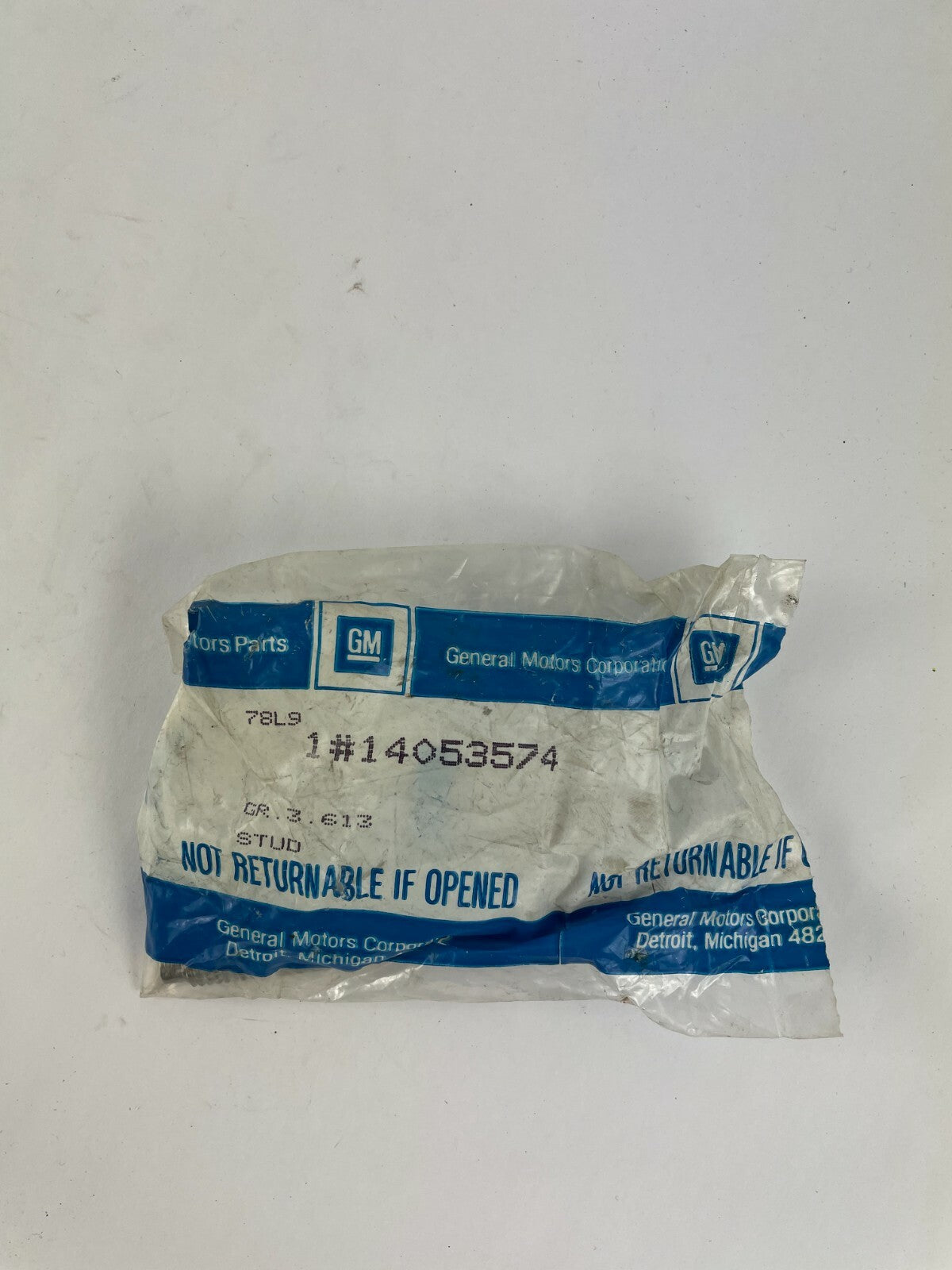 Genuine GM Automotive Part 78L9 14053574 Lot of 1 A2