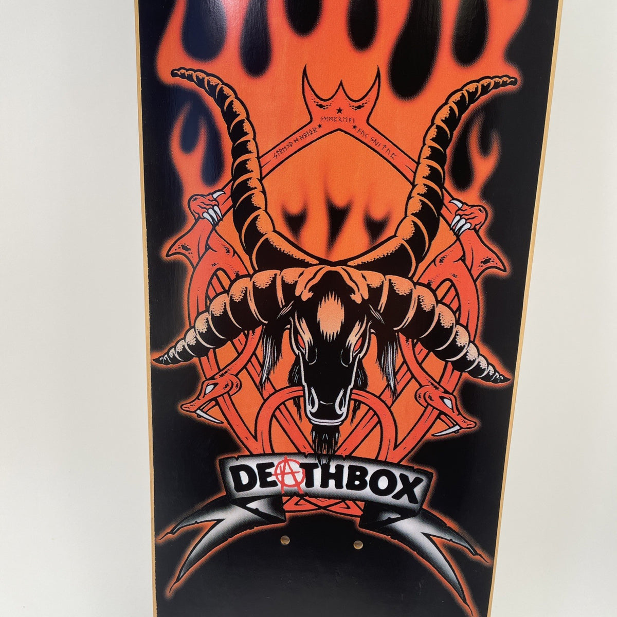 Death Box Skateboards Skateboard Deck Black GOAT LE Tony Magnussen 8.25" x 32"