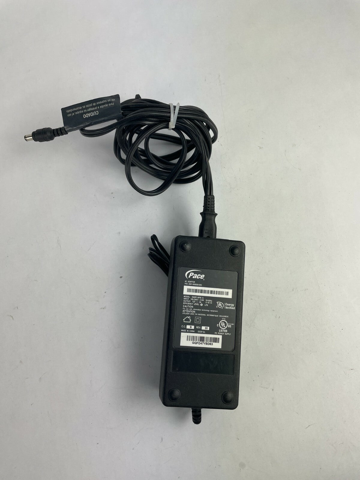 Genuine Pace EADP-36FB A Ac Adapter Output 12 V 3 A Power Supply Adapter A95