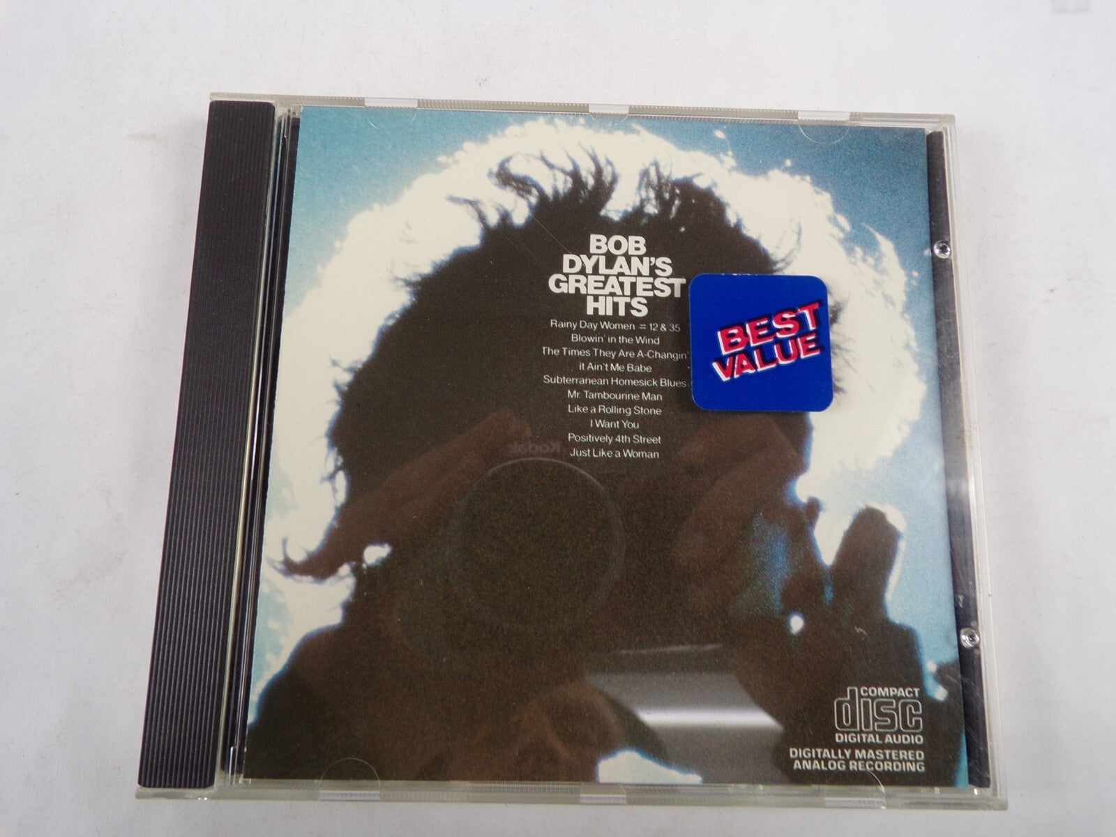 Bob Dylan Greatest Hits Rainy Day Woman # 12 &35 Blowin In The Wind CD#57