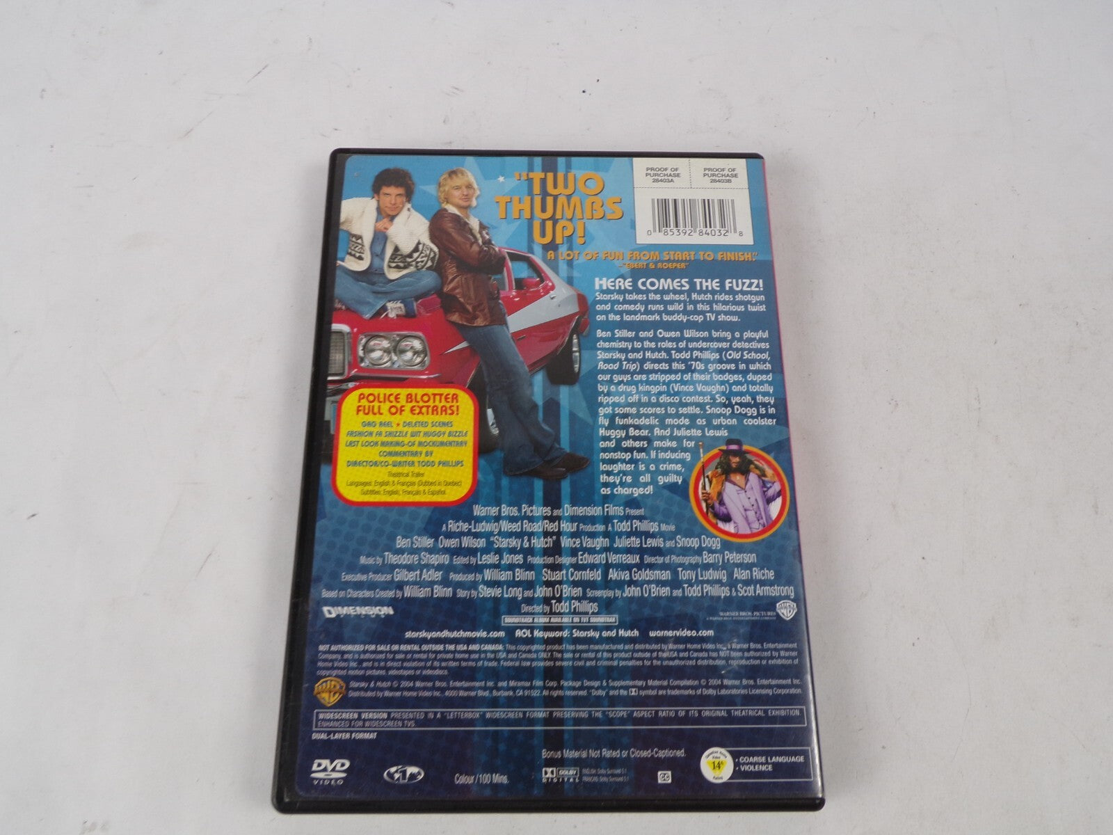 Starsky & Hutch Widescreen Edition Ben Stiller Owen Wilson "This Year DVD Movies