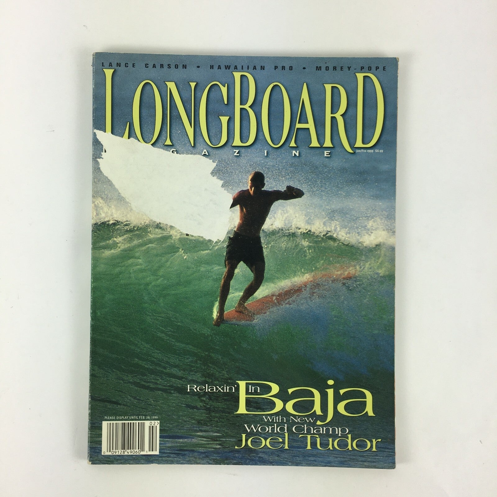 February 1999 Longboard Magazine Baja with New World Champ Joel Tudor