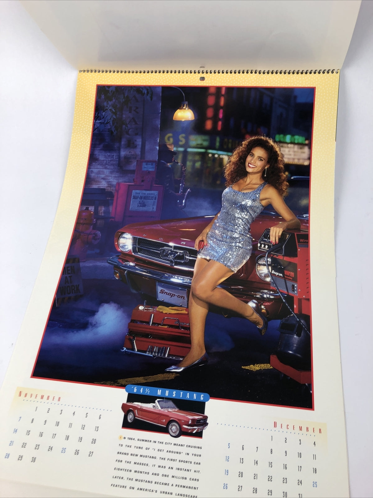 Rare Vintage 1993 SNAP-ON TOOLS Collectors Edition Pinup Girl Swimsuit Calendar