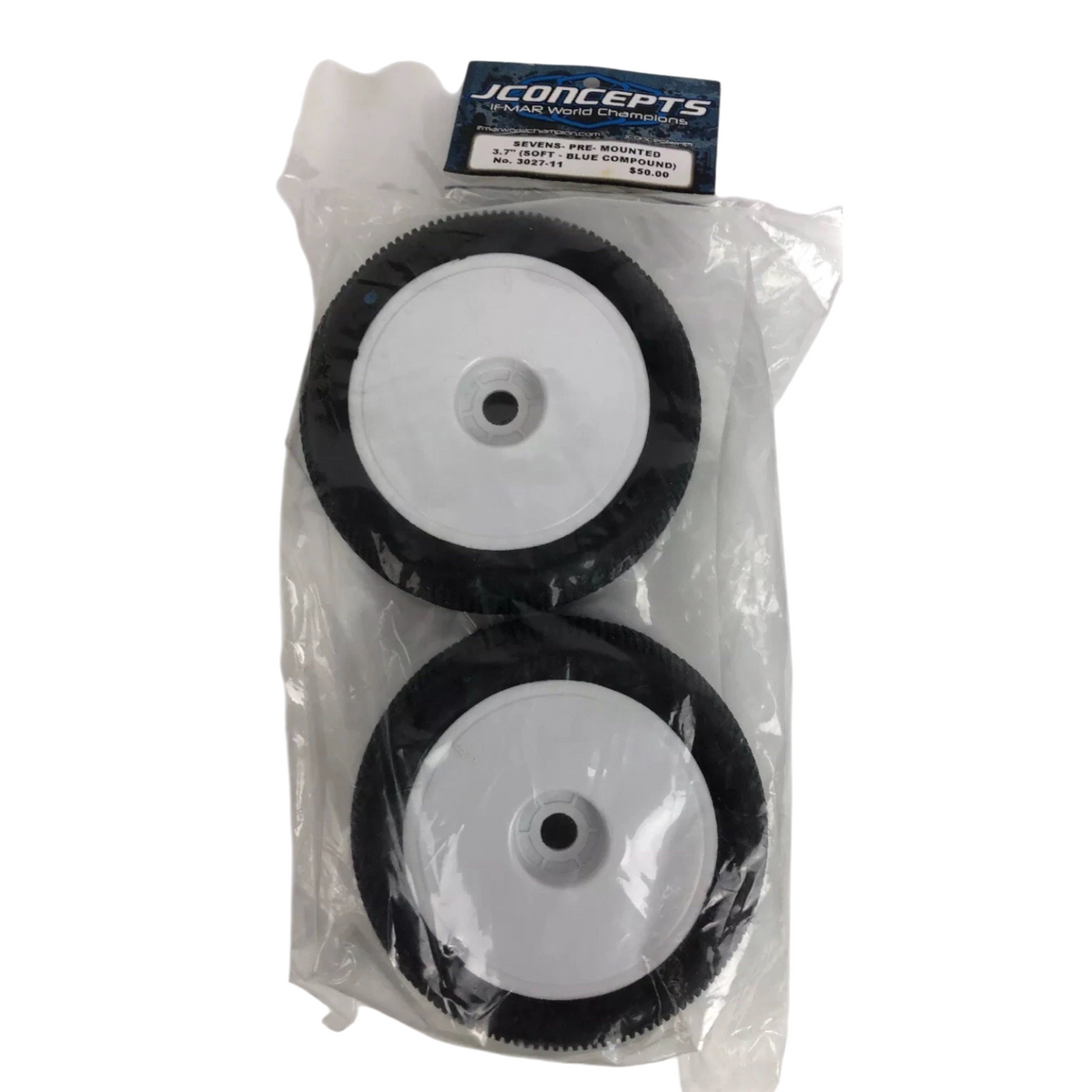 JConcepts Subcultures Pre-Mounted Buggy Tires 3.7” Soft - Blue Compound 3027-11
