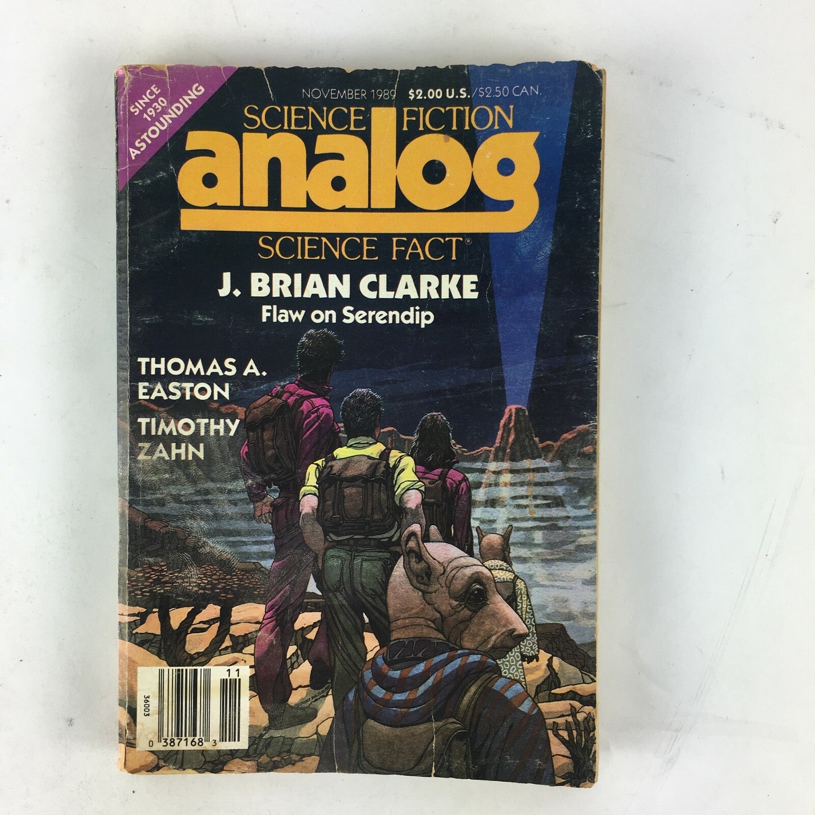 July 1982 Analog Science Fiction Fact Magazine J.Brian Clarke Thomas A.Easton