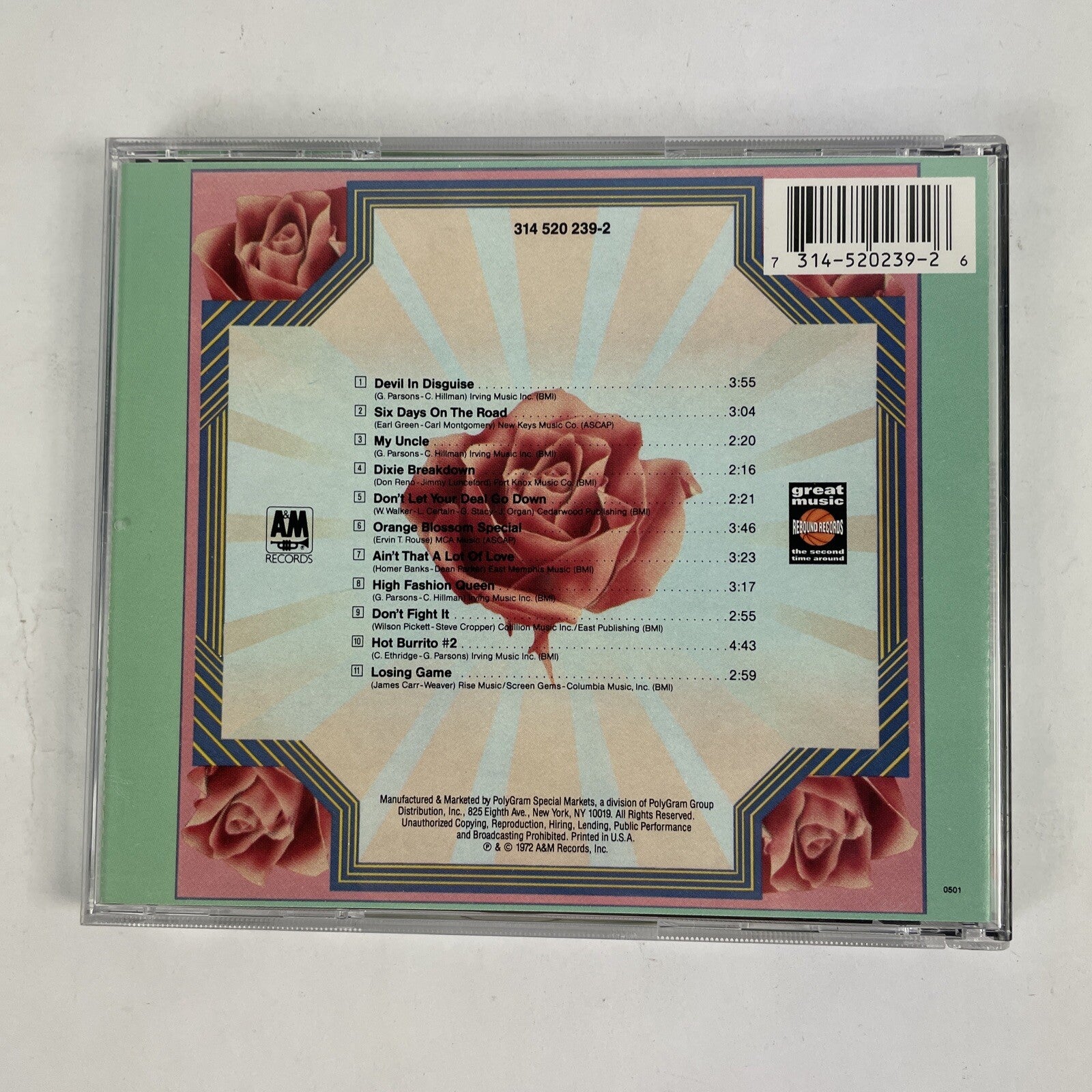 Flying Burrito Bros - Last of the Red Hot Burritos CD #20