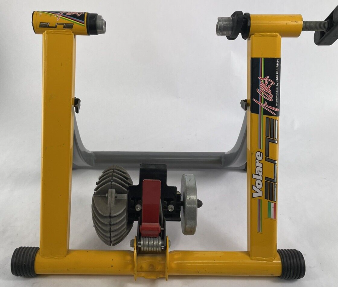 VOLARE Elite Personal Indoor Bicycle Trainer Yellow Italy Jan Ullrich Cycling