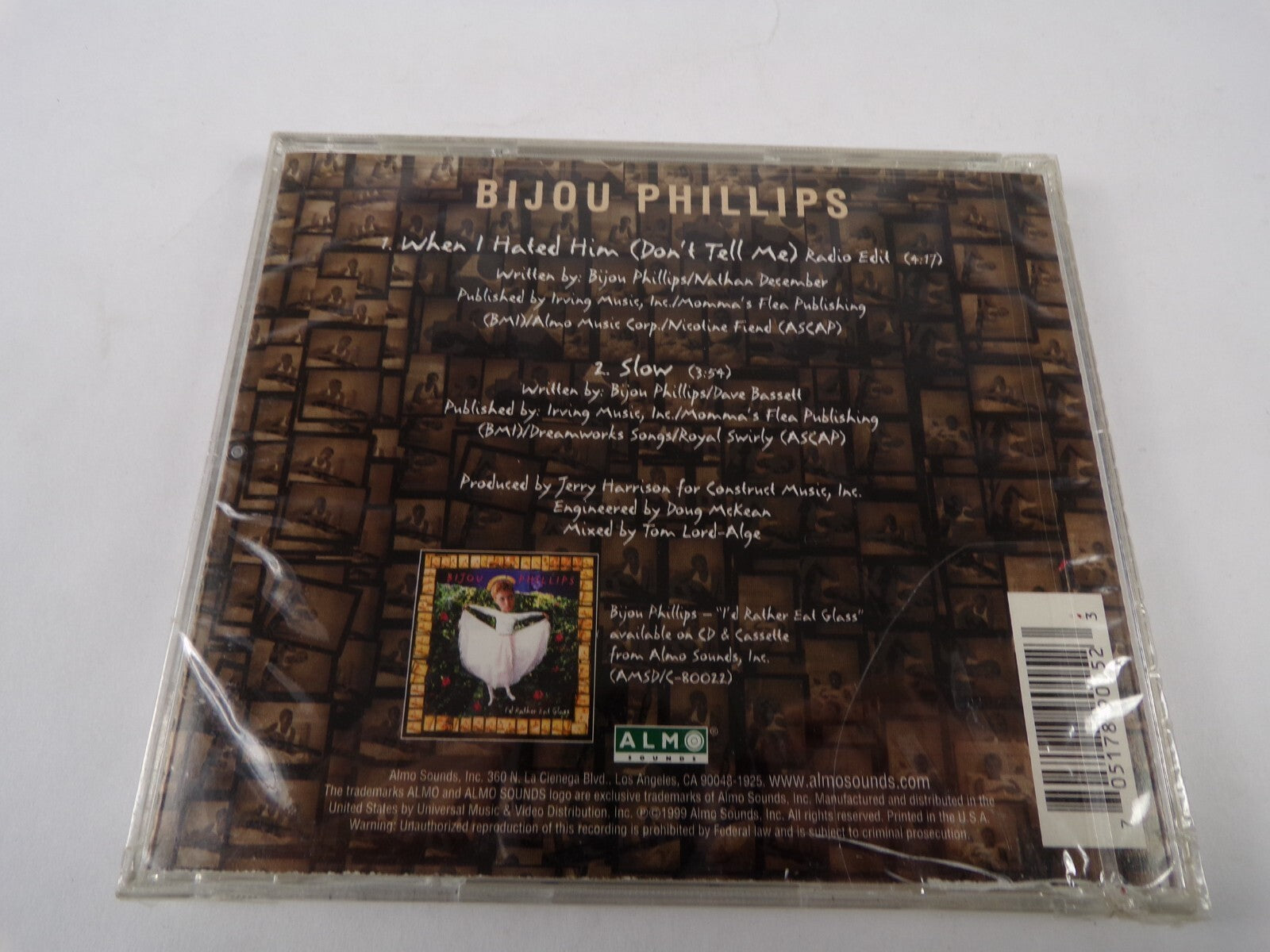 Bijou Phillips When I HAted Him Written By Bijou Phillips Published By CD#61