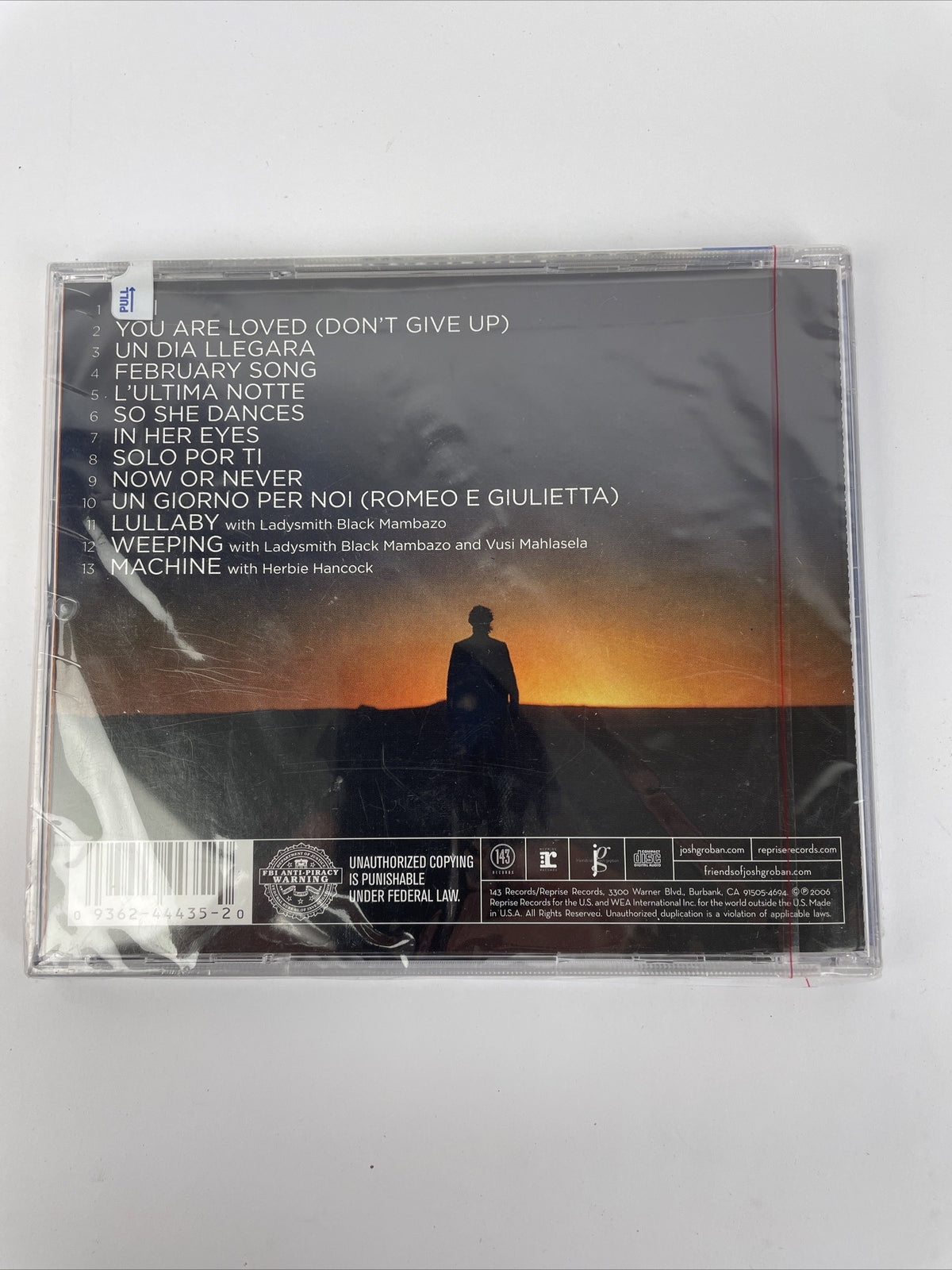 " Awake " Josh Groban Digital Audio CD 143 Records - New Sealed #73