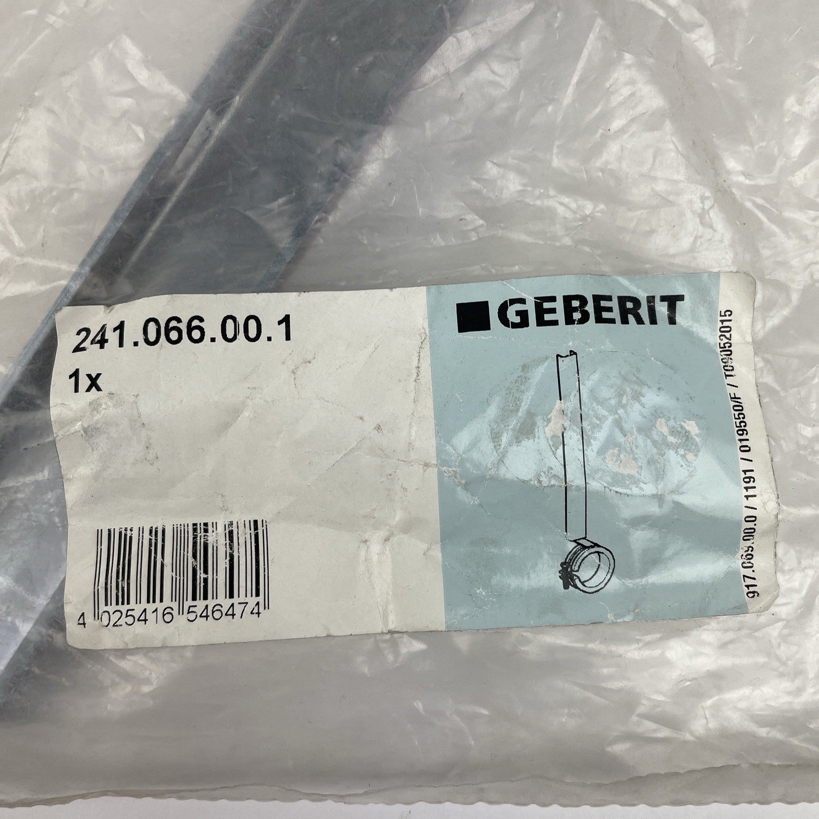 Geberit 241.066.00.1 bidet pipe mounting bracket