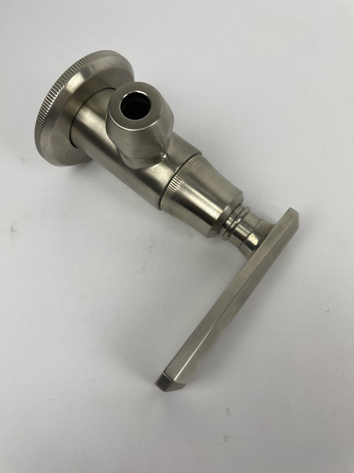 THG Paris A58-C01-00181 matte nickel toilet and bidet water supply angle valve