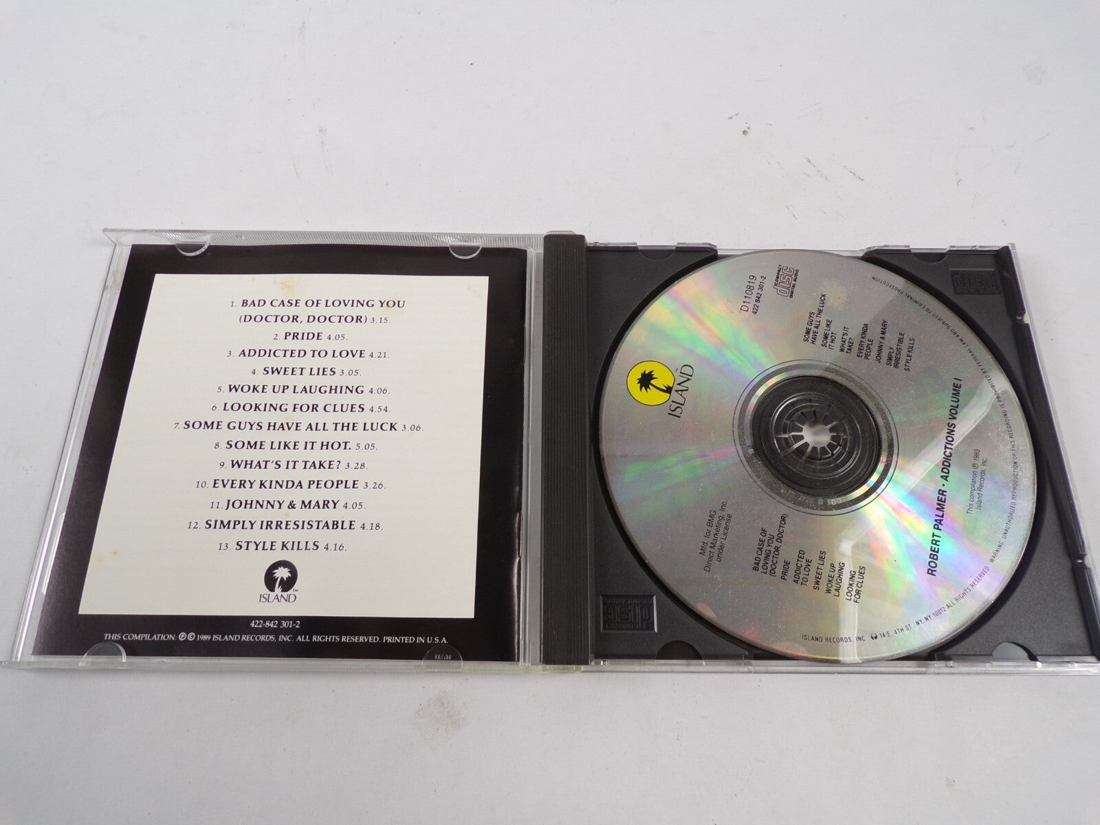 Robert Palmer Addicitions Volume 1 Some Like It Hot Some Like It Hot CD#48