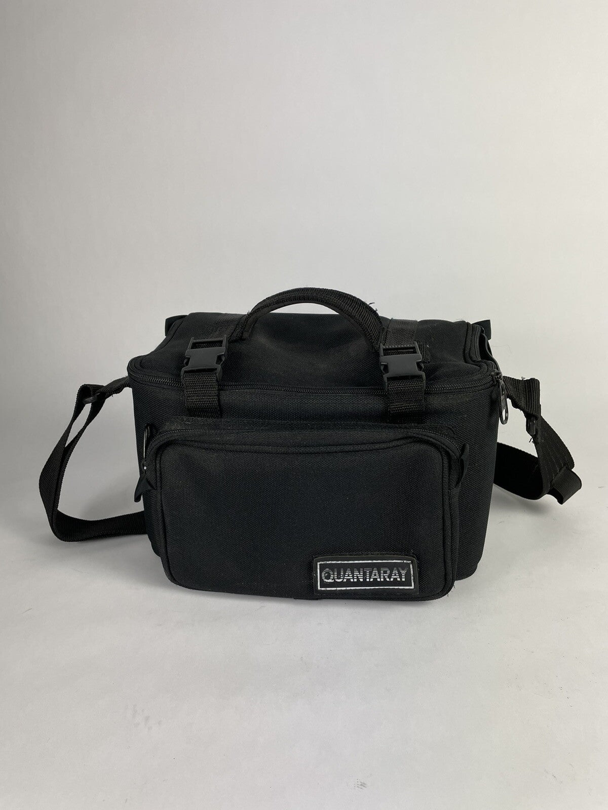 Quantaray Black Canvas Camera Camcorder Carry Shoulder Bag