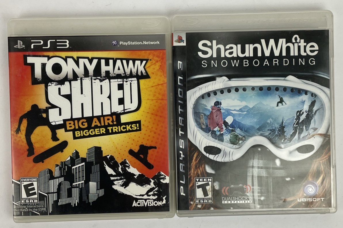 Tony Hawk Shred " Big Air " + Shaun White - Snowboarding PS3 PlayStation 3