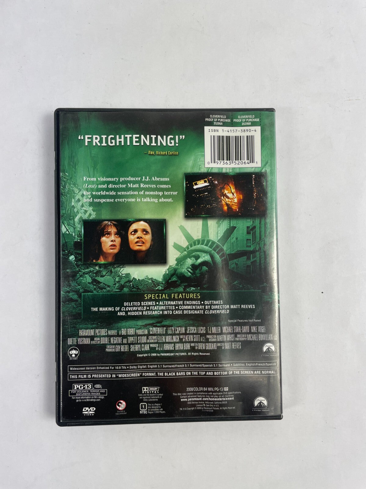 Cloverfield Some Thing Has Found Us DVD Movie