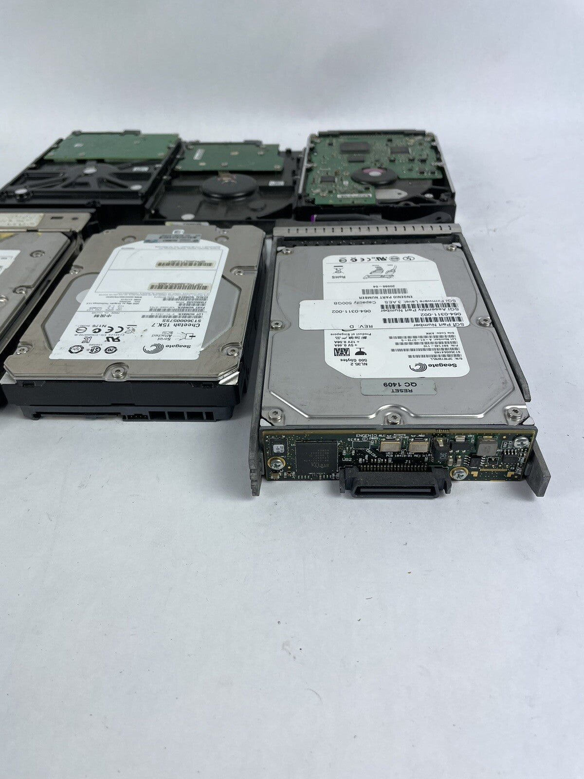 LOT OF 6 - Assorted Seagate Hard Drives - 3.5" HDD - Cheetah - Barracuda