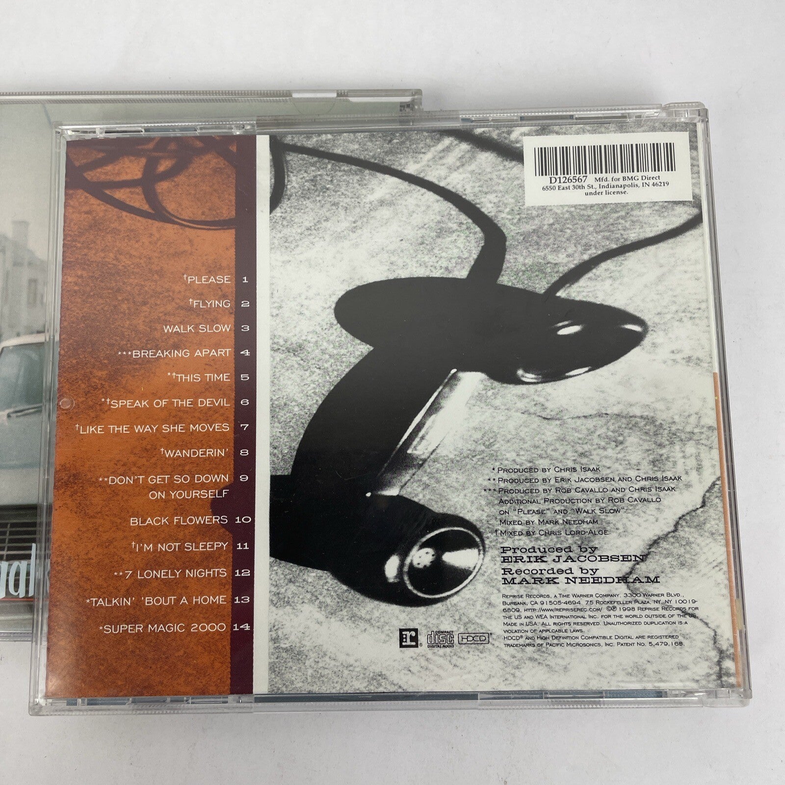 Chris IsaaK - Speak of the Devil 1998 Reprise Records + Forever Blue - Music CD