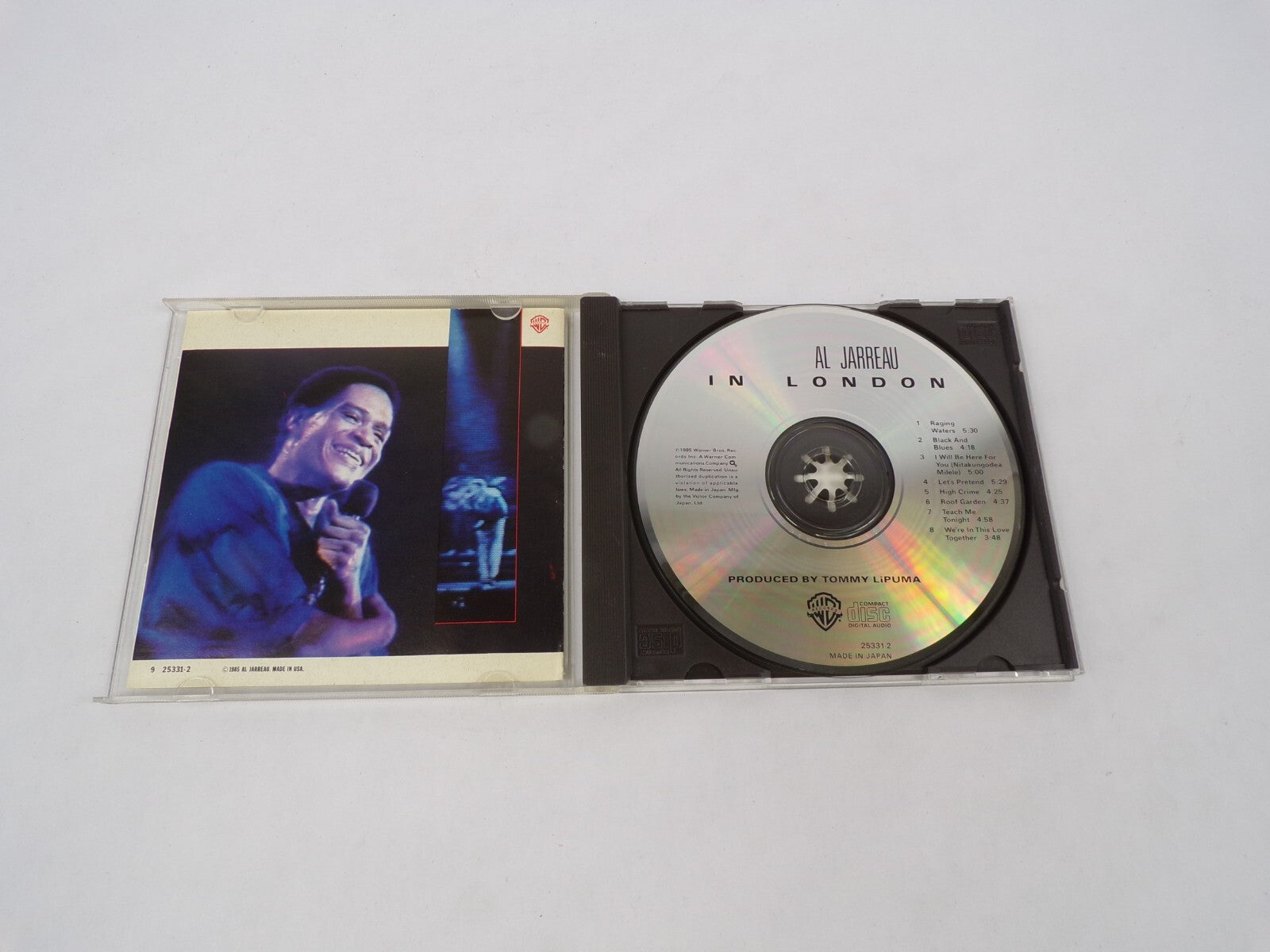 Al Jarreau In London Raging Waters Black And Blues Let's Pretend HighCrime CD#63