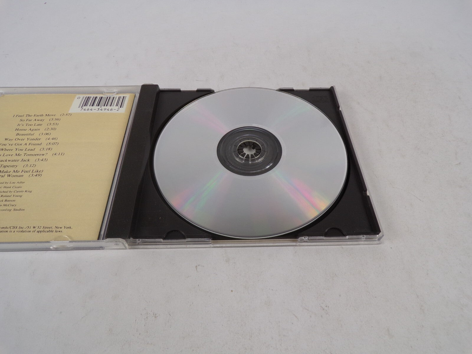 Garole King Tapestry I Feel The Earth Move So Far A Way It's Too Late Home CD#19