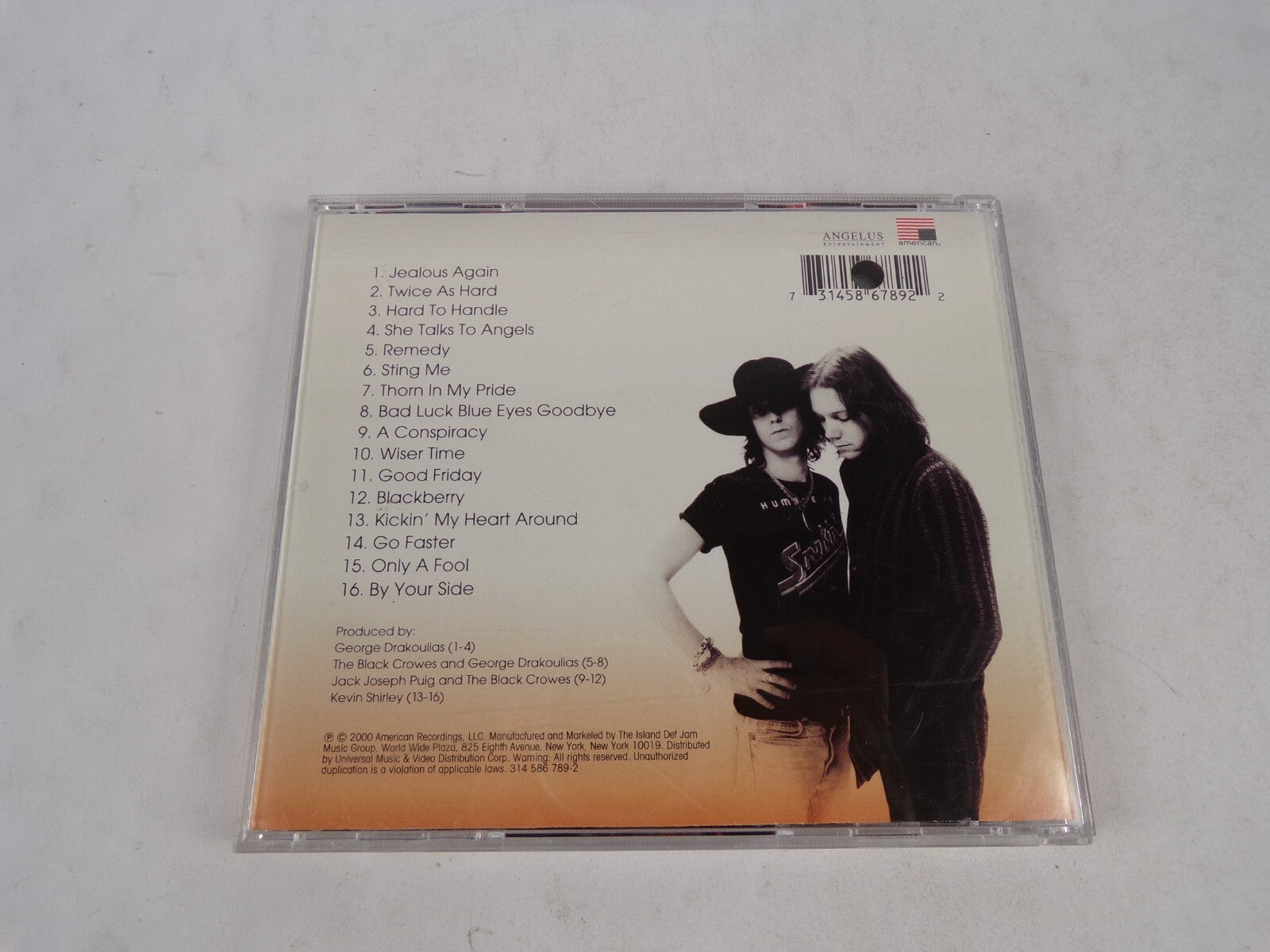 The Black Crowes Jealous Again Twice As Hard Hard To Handle She Talks To AnCD#15