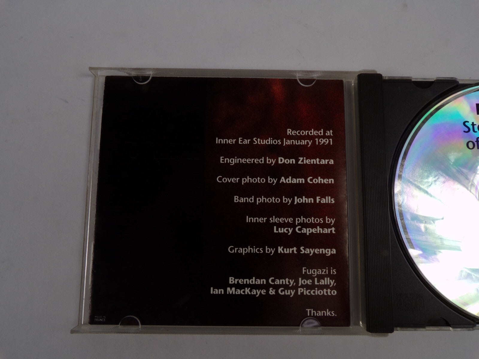 Fugazi Steady Diet Of Nothing Exit Only Stacks Polish Latin Roots CD#41