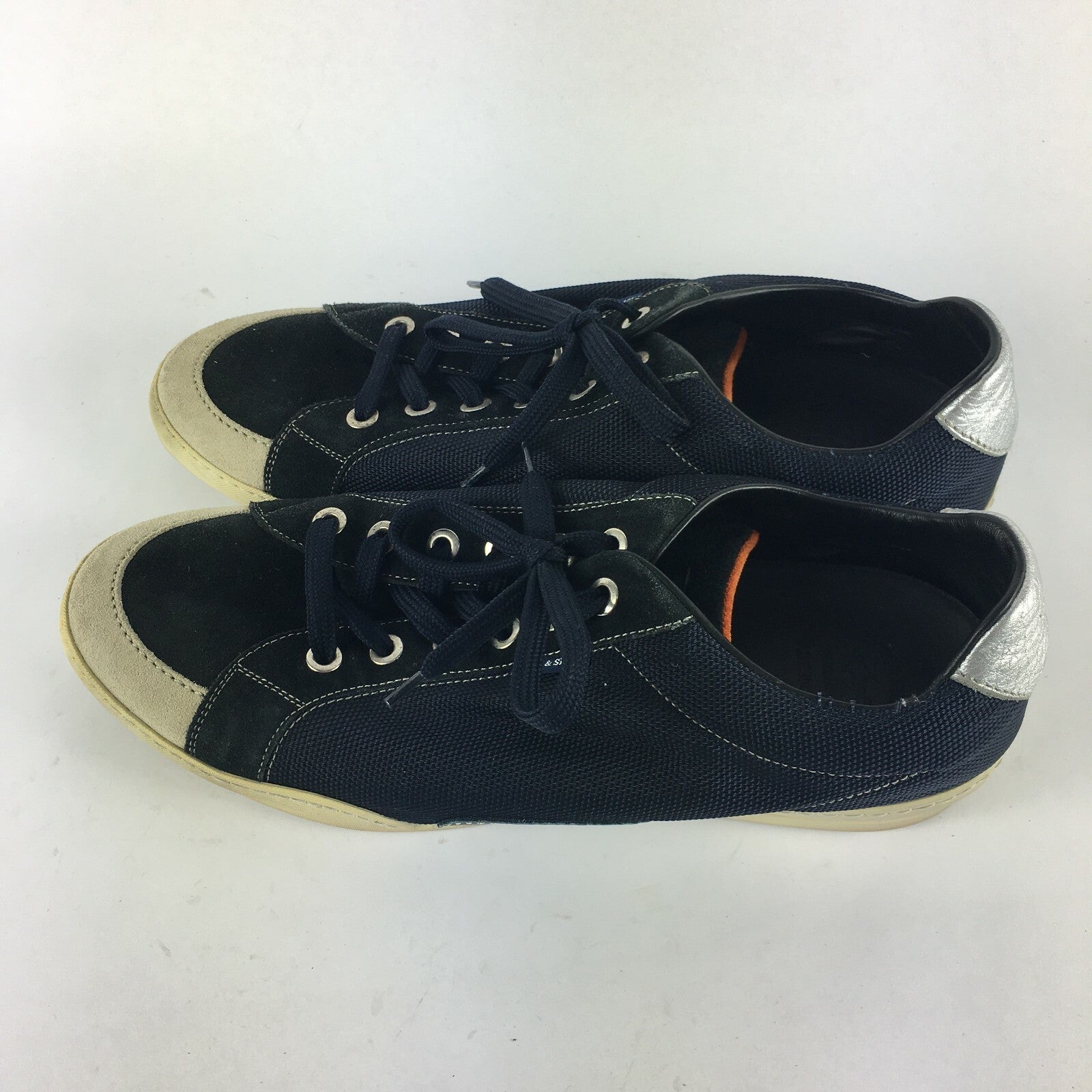 Genuine Paul & Shark Stylish Sneakers Style Navy Blue Shoes Men Size 44 - 10