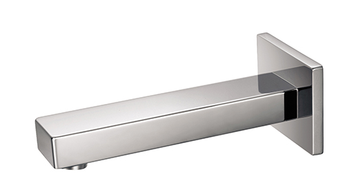 OEM AQUABRASS AB-11832-CHR Polished Chromel Hey Joe Wallmount Tub Spout w Hardwa