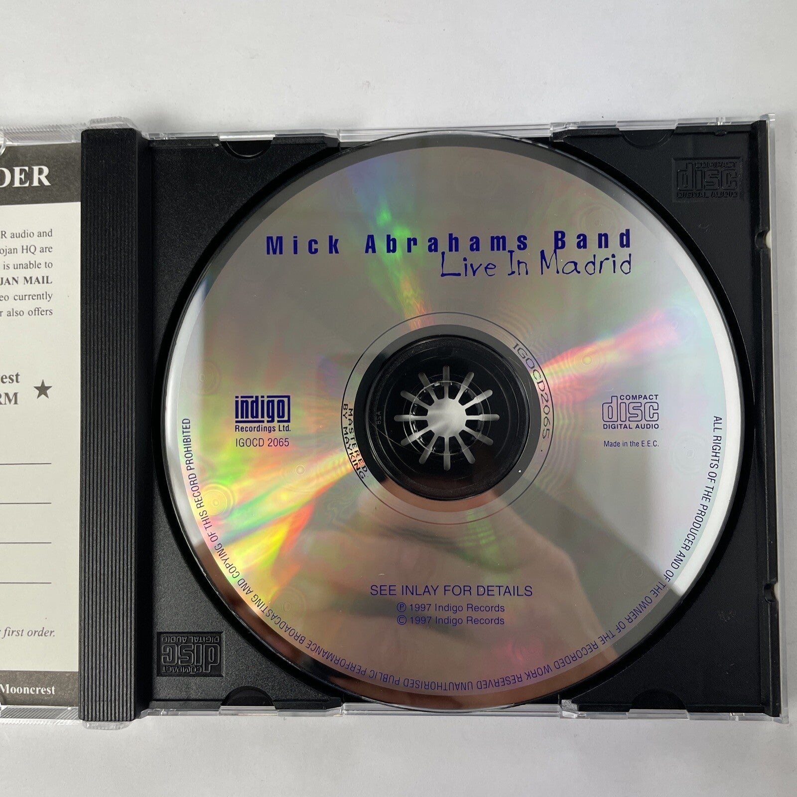 MICK ABRAHAMS - Live In Madrid - CD - Import Live - #28