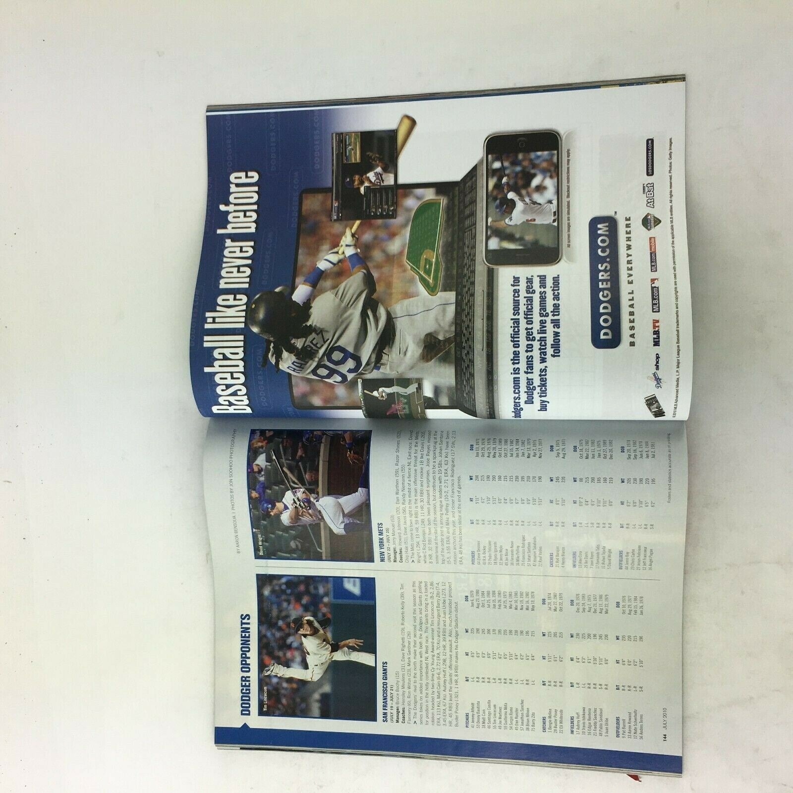 July 2010 Dodgers Magazine The Other Manny Game within a Game Out of the Park