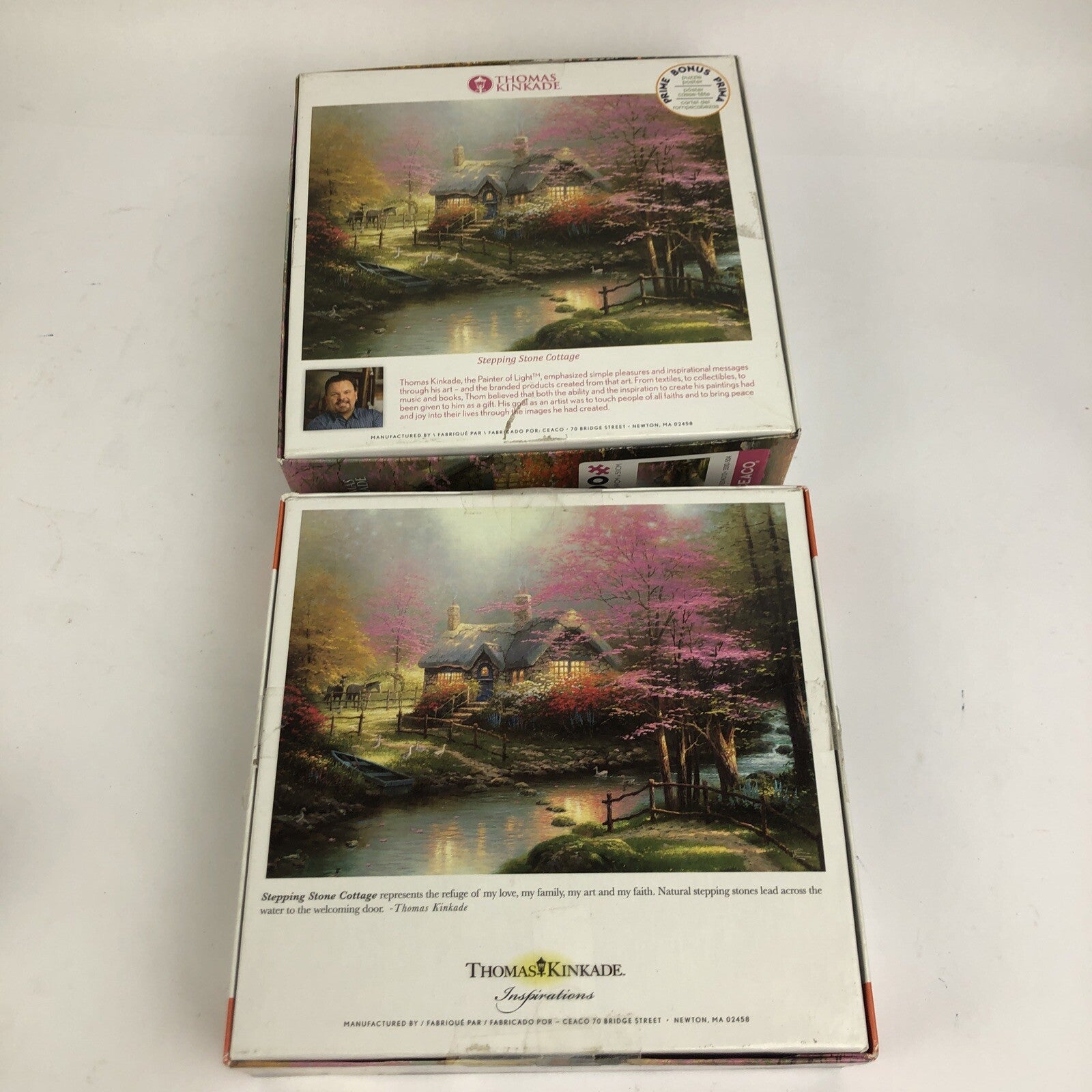Thomas Kinkade CEACO Jigsaw Puzzles - Set of 2 1 x 1000 1 x 300 Pieces Complete