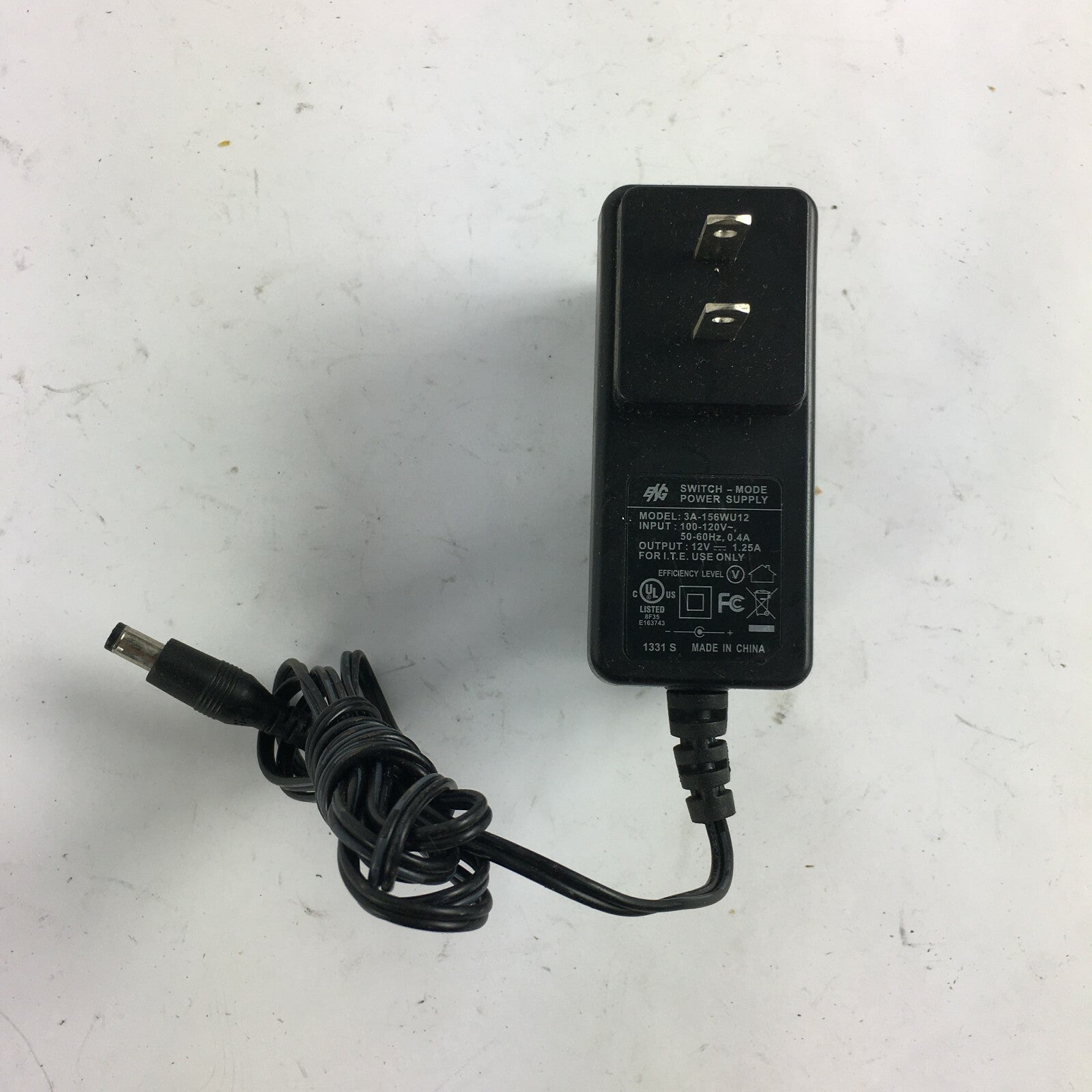 Genuine ENG 3A-156WU12 Output 12V 1.2A Power Supply Adapter A52