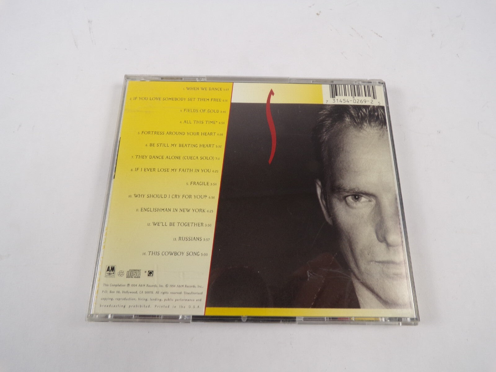 The Best Of Sting Fields Of Gold When We Dance Fields Of Gold Fragile CD#47
