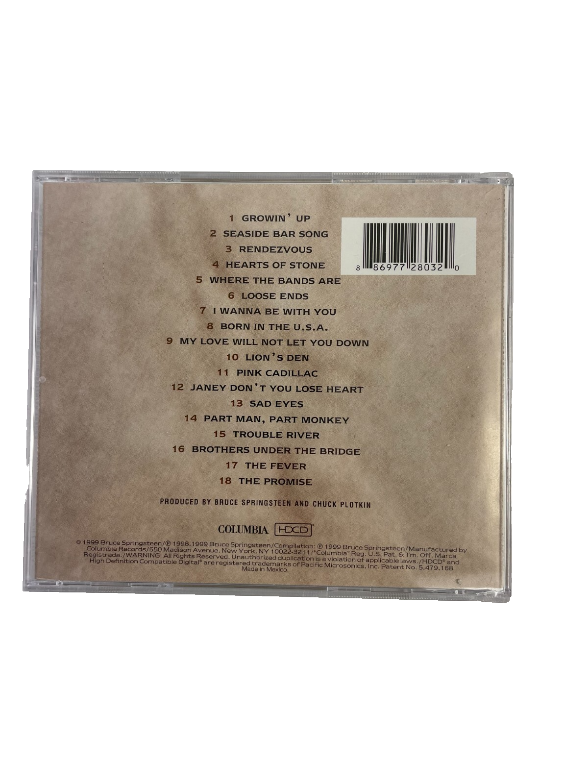 Bruce Springsteen 18 Tracks Growin' Up Seaside Bar Song Rendezvous CD#14