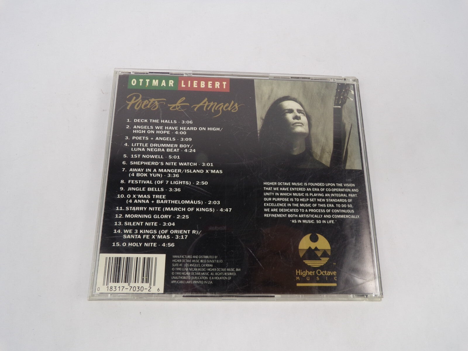Ottmar Liebert Poets & Angels Deck The Halls Angels We Have Heard On Hope CD#63