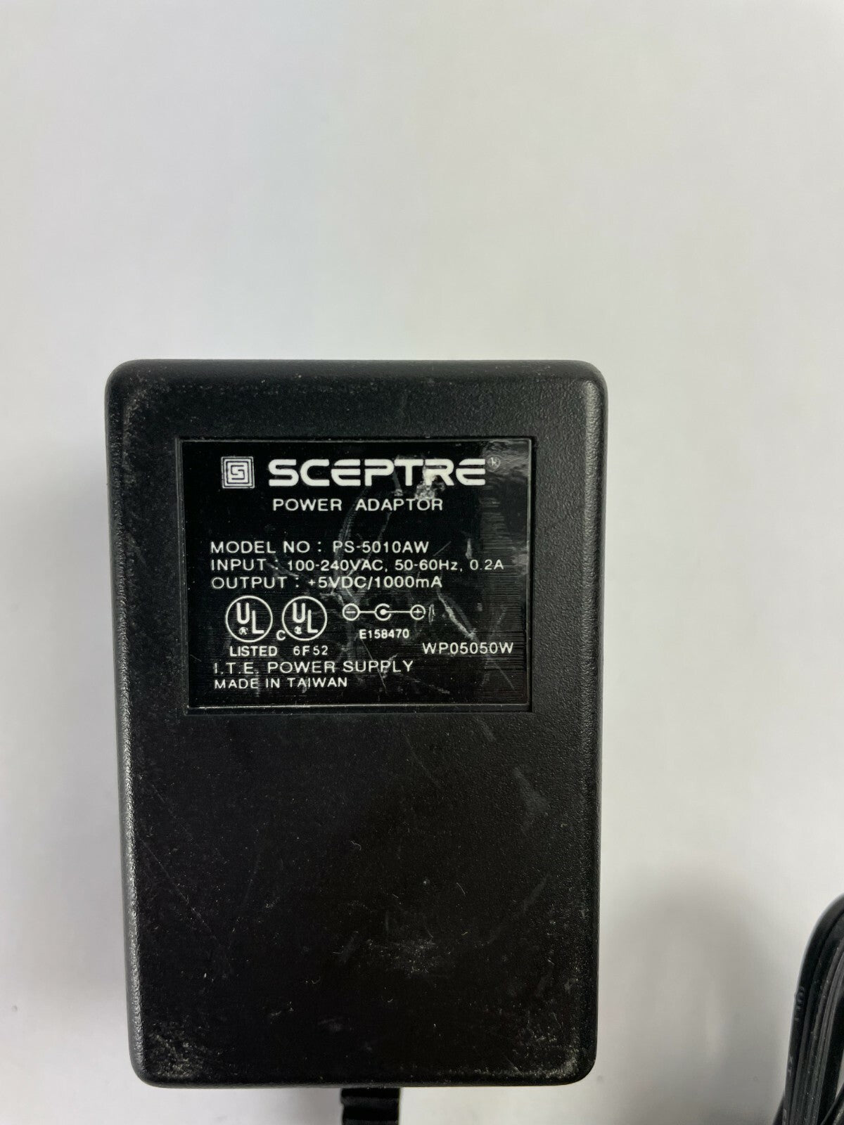 Genuine Sceptre PS-5010AW Ac Adapter Output 5 V 1 A Power Supply Adapter A91