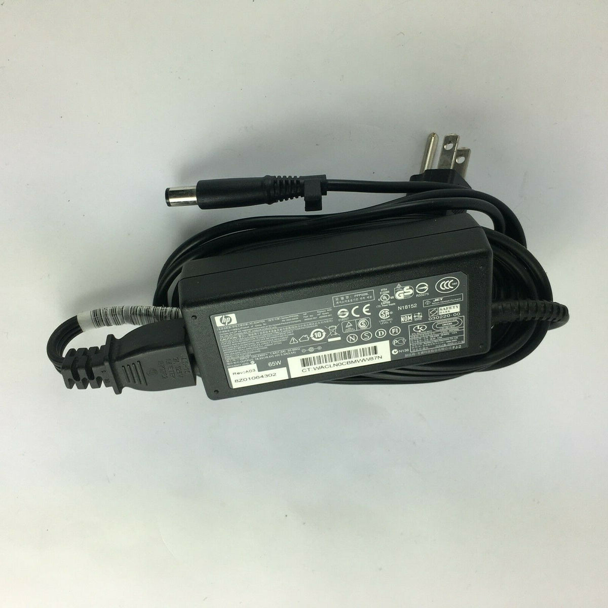 Genuine HP PPP009L PA-1650-02HN Output 18.5V 3.5A Power Supply Adapter A3