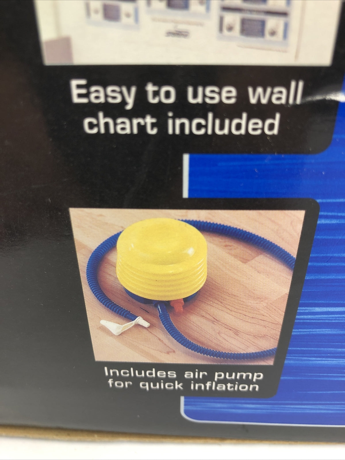 Athletic Body Ball 65cm exercise ball with pump and workout wall chart new sealed.