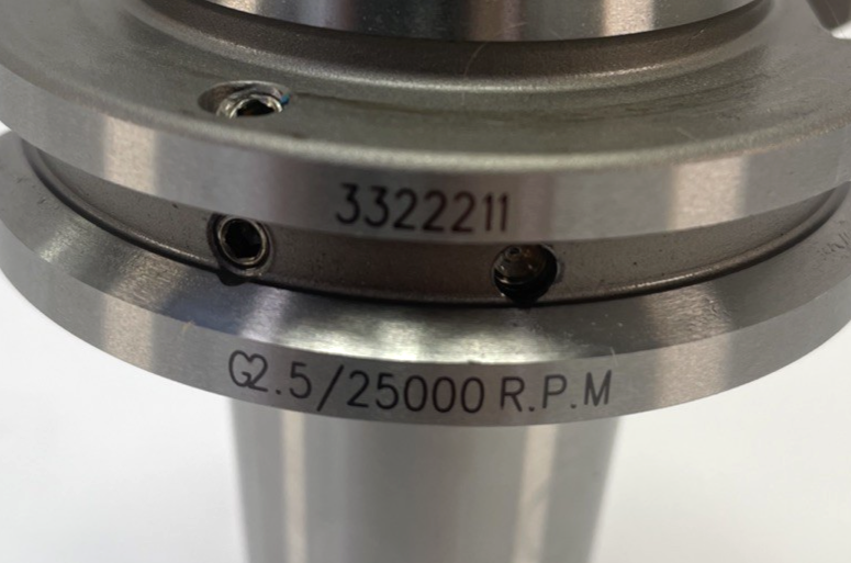 HAAS C40SF .375" x 3.15" Shrink Fit Tool Holder BCD 04-0045 25k RPM G2.5 CAT40